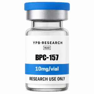 BPC-157 (10mg) research peptide vial – YourPeptideBrand.com – for research use only
